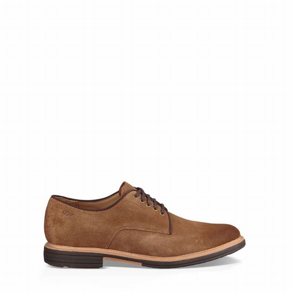 Brown UGG Jovin Suede Loafers For Men | UK 00730